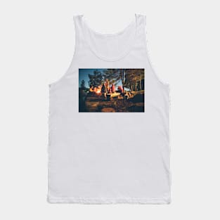 Camping Images Tank Top